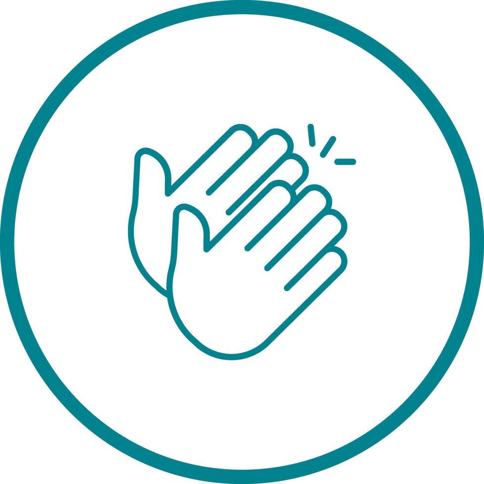 Clapping Hands Icon Design vector
