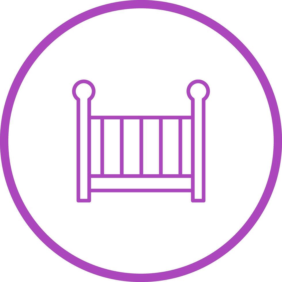 Nursery Cots Icon Design vector