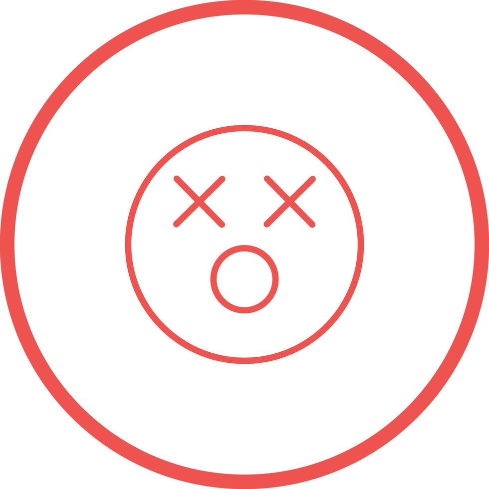 Dizzy Face Icon Design vector