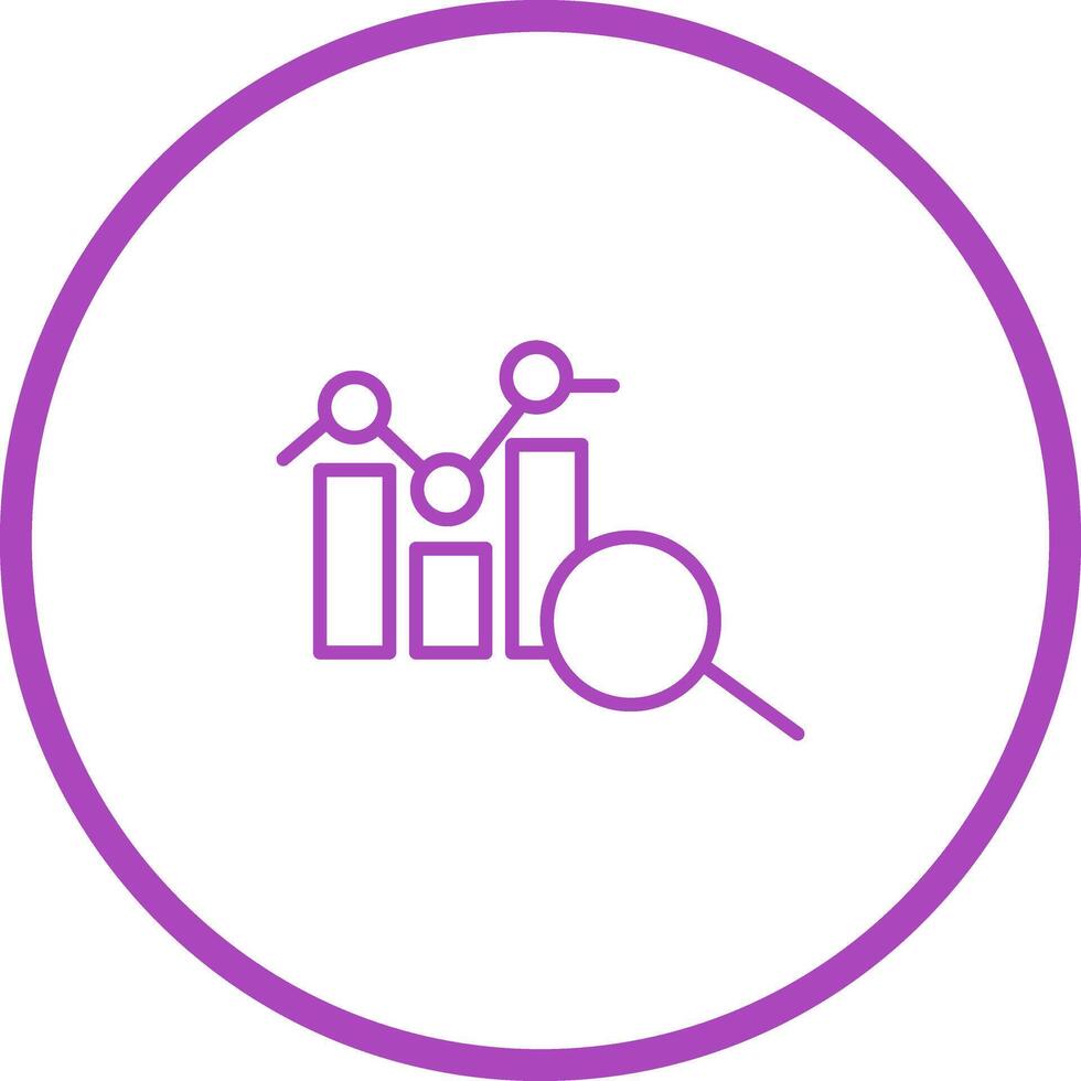 Data Analytics Icon Design vector