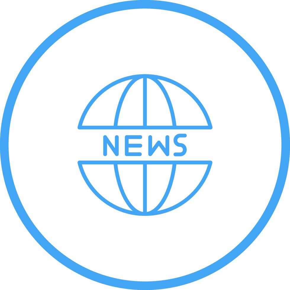 News Website Icon Design vector