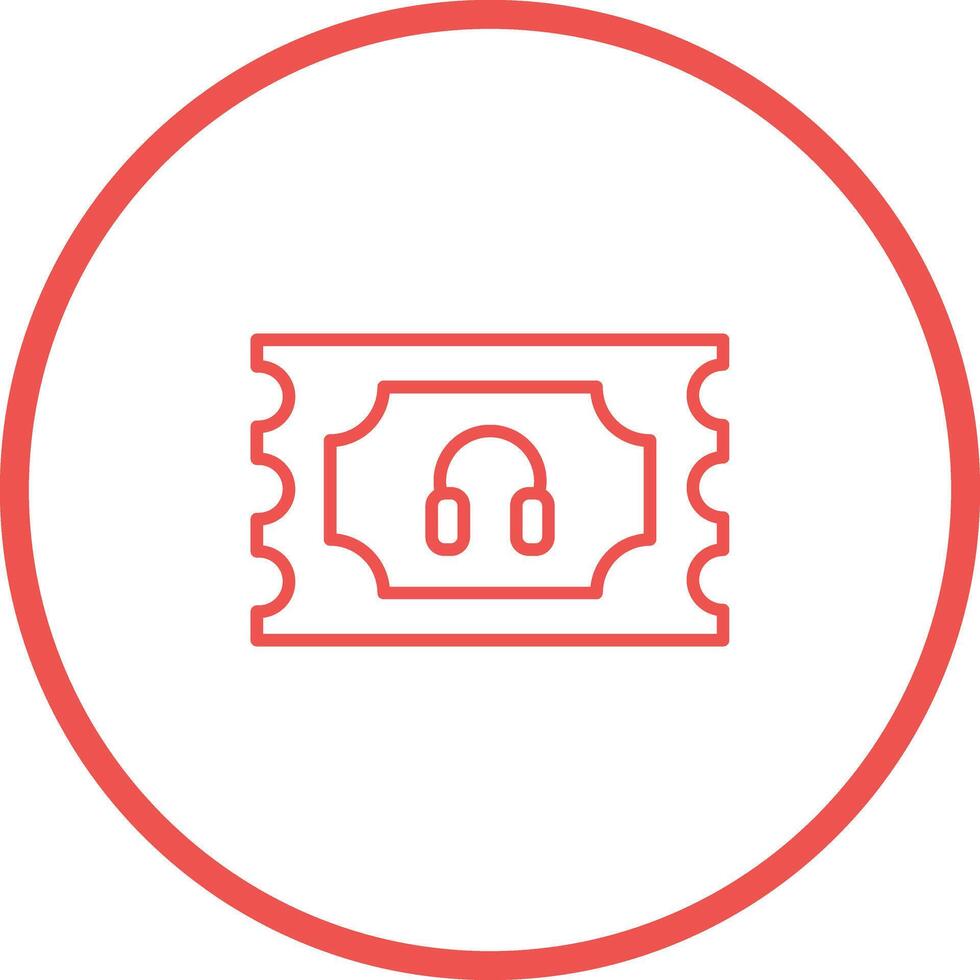Support Ticket Icon Design vector