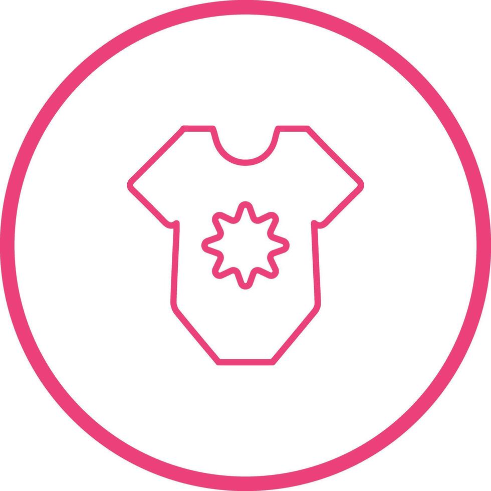 Adorable Onesies Icon Design vector