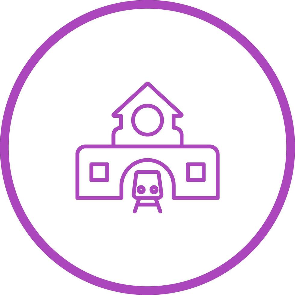 Train Station Icon Design vector