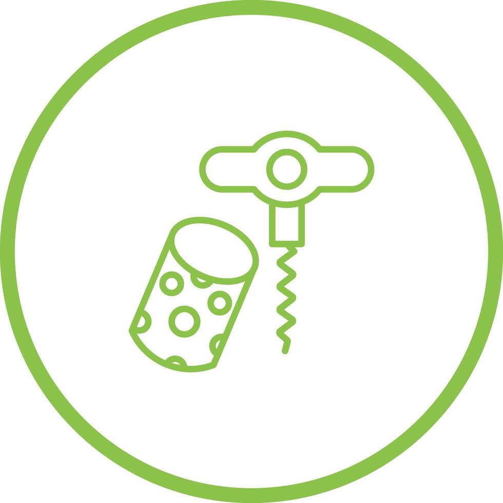 Wine Cork Icon Design vector
