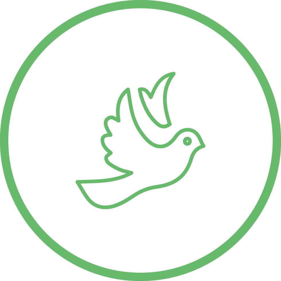 Dove of Peace Icon Design vector
