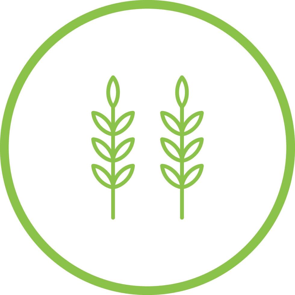 Sheaf of Rice Icon Design vector
