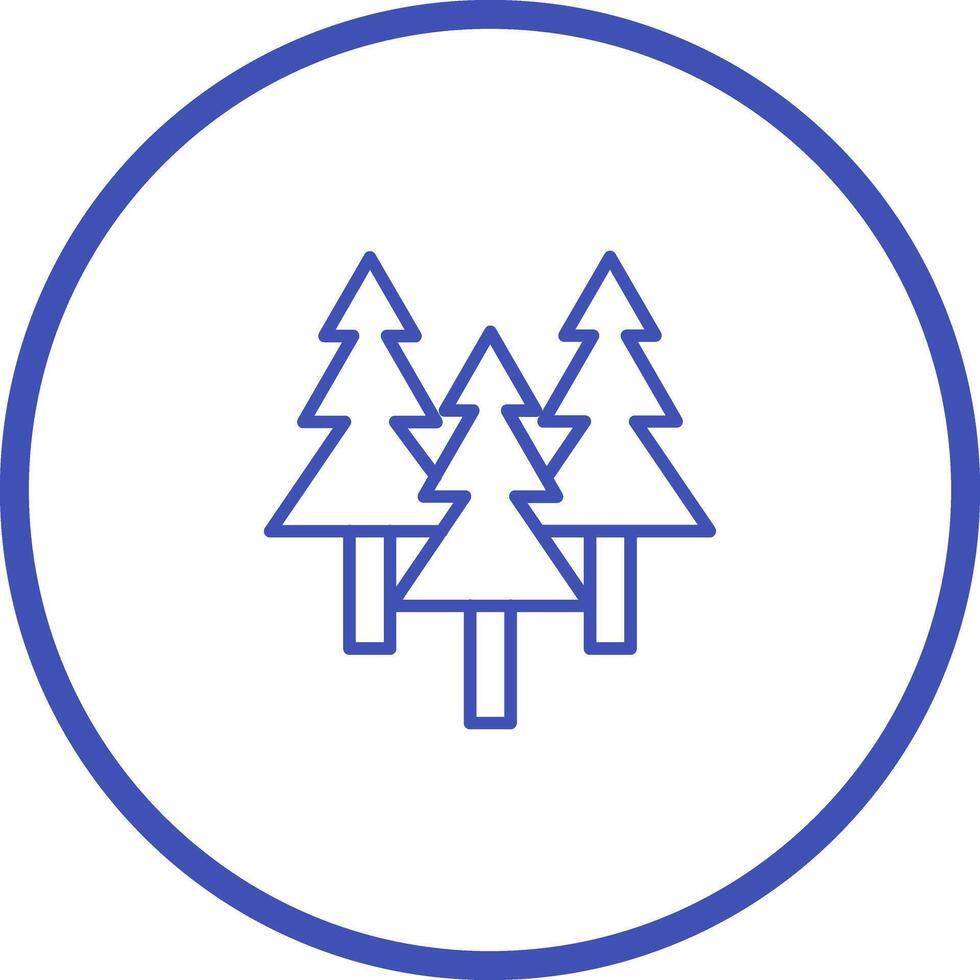 Evergreen Tree Icon Design vector