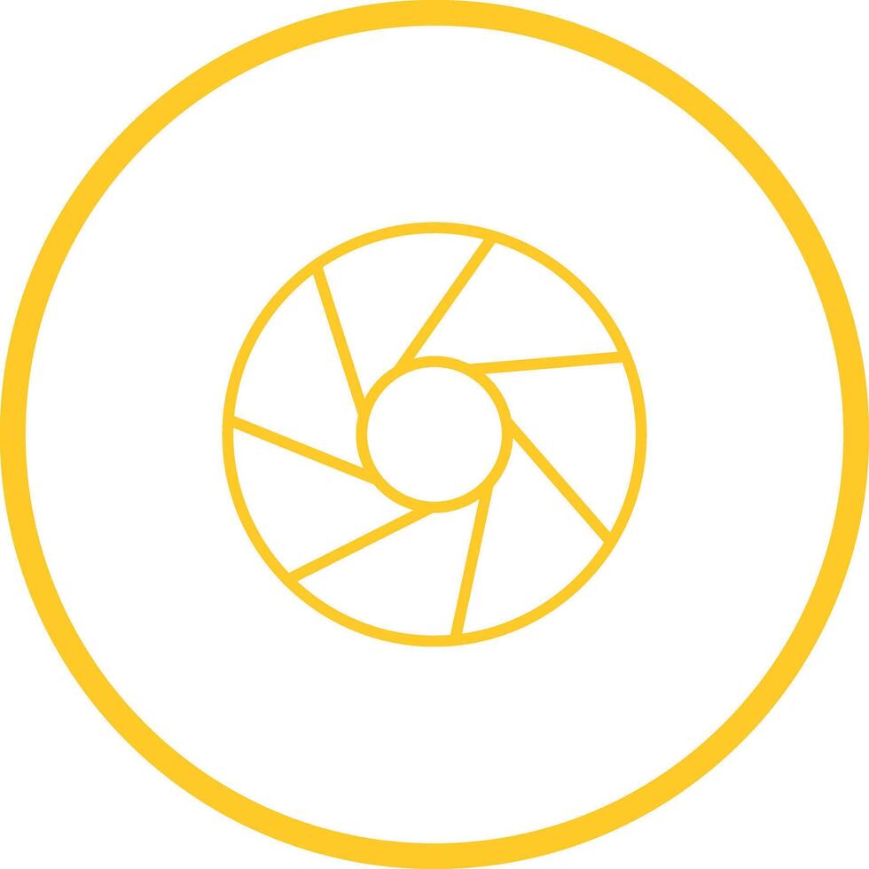 Aperture Artifacts Icon Design vector