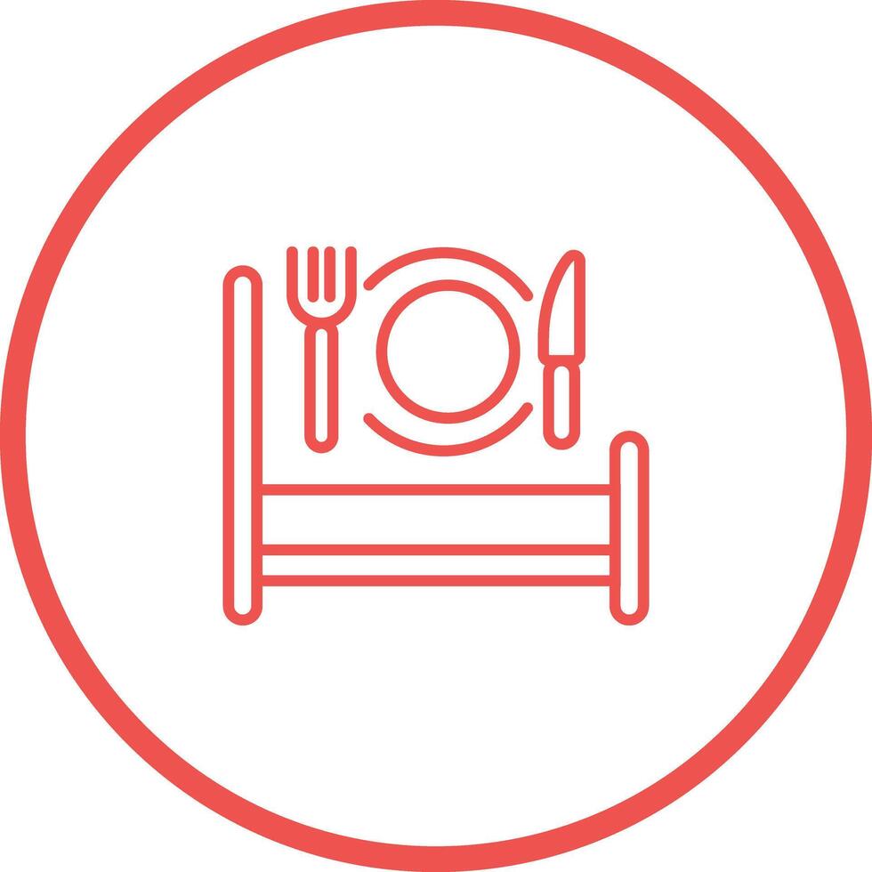 Breakfast in Bed Icon Design vector