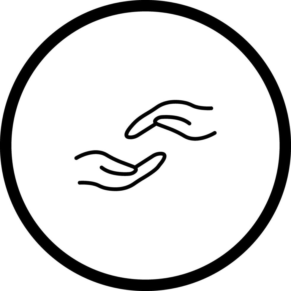 Supportive Hand Icon Design vector
