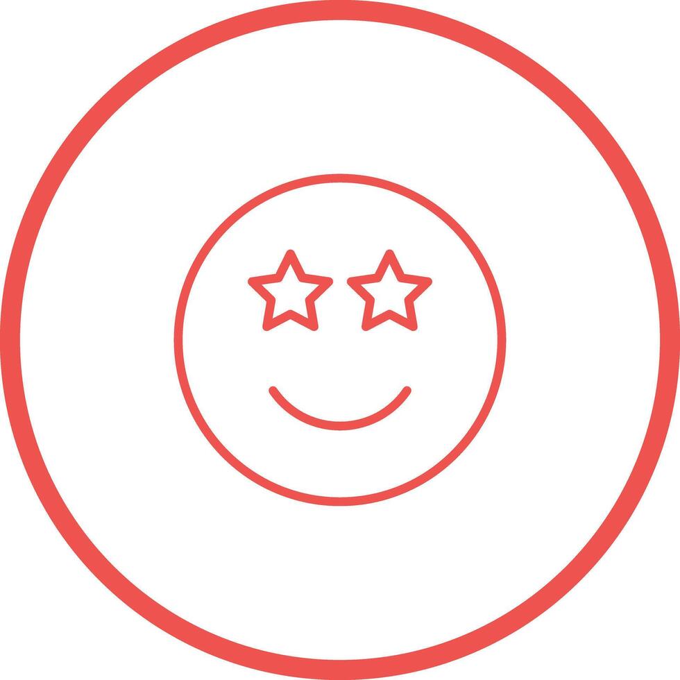 Star-Struck Icon Design vector