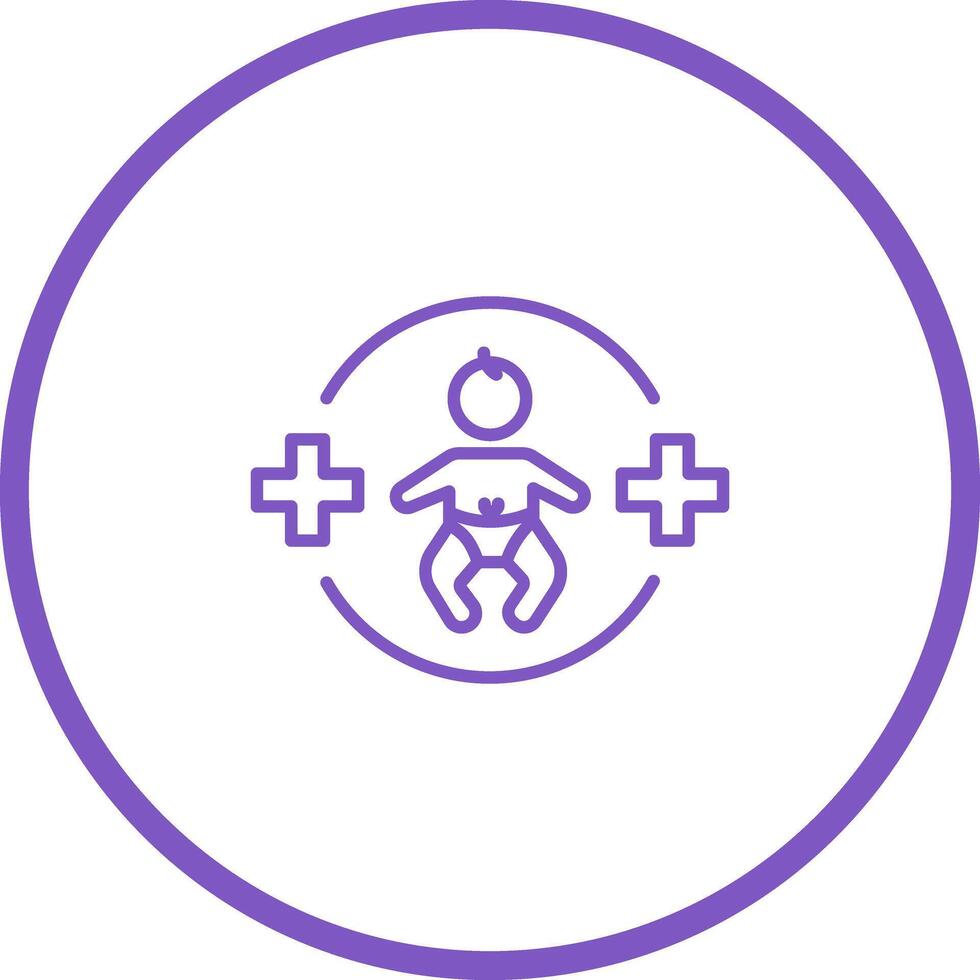 Pediatric Care Icon Design vector
