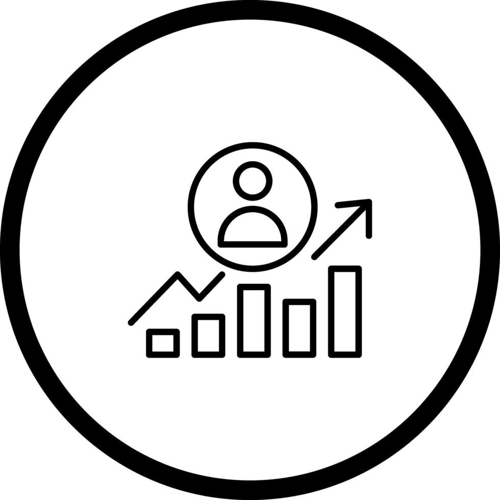 Career Growth Icon Design vector