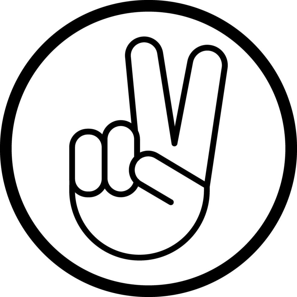 Victory Hand Icon Design vector