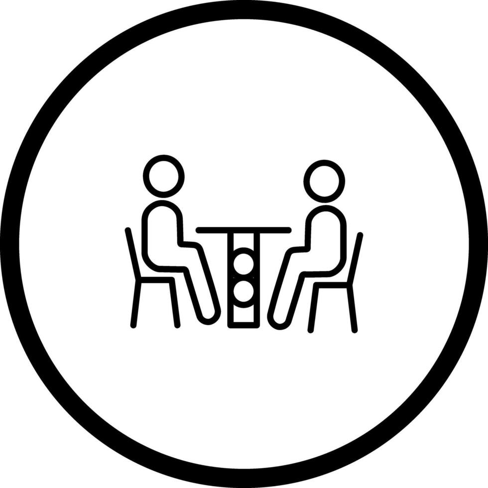 Family Dinner Icon Design vector