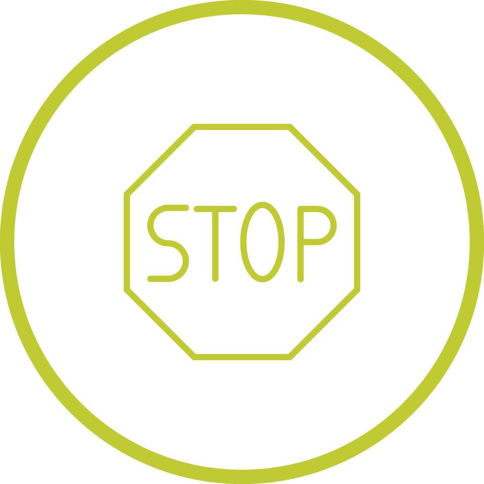 Stop Sign Icon Design vector