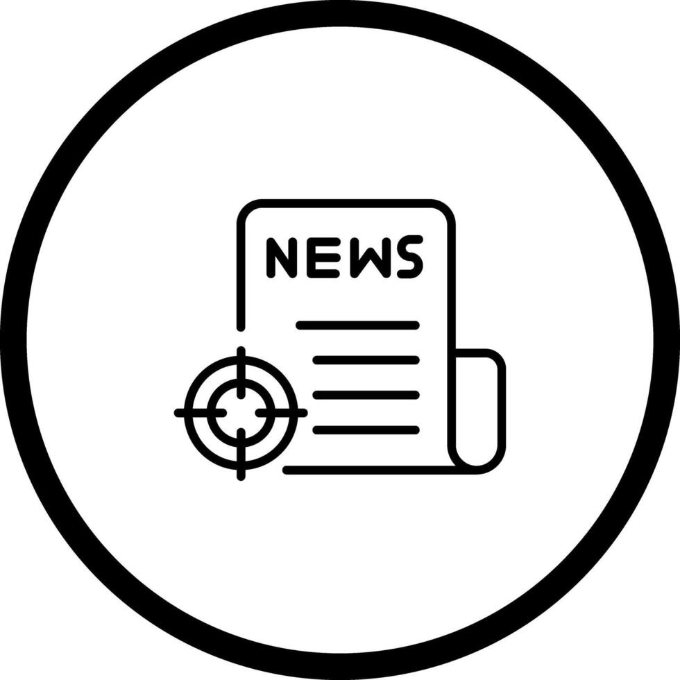 News Scoop Icon Design vector