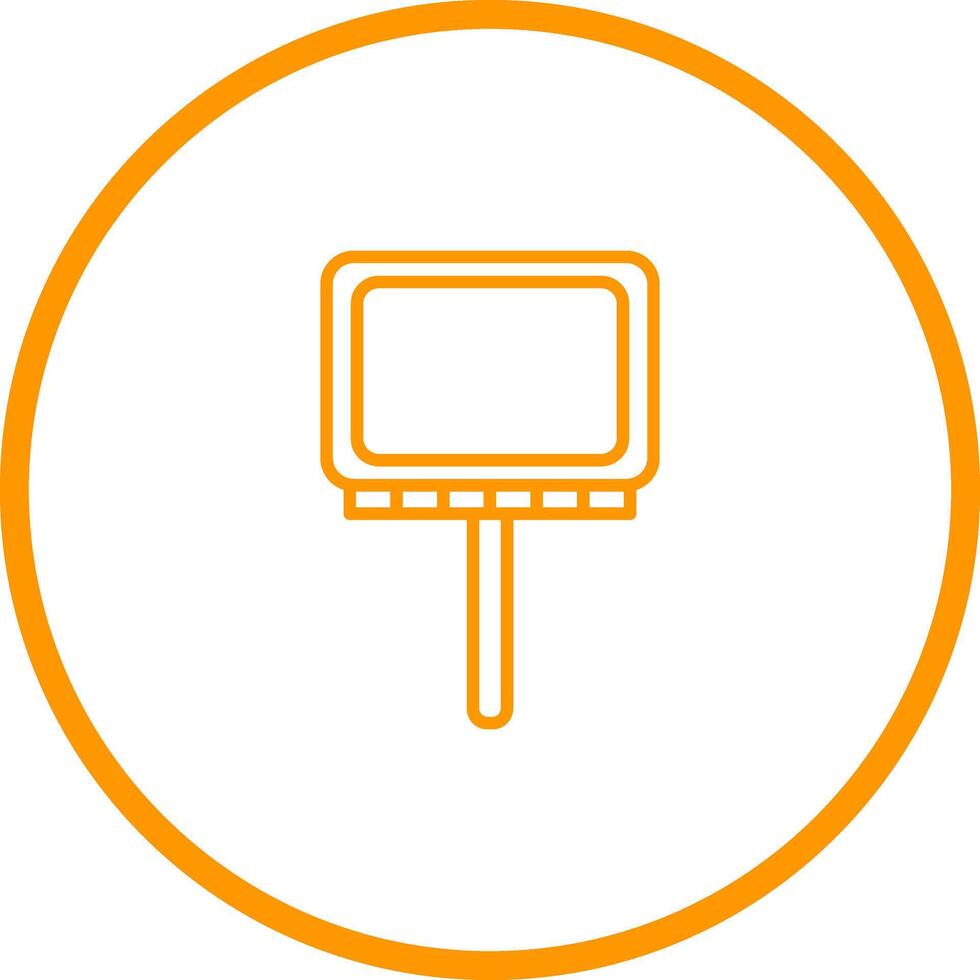 Billboard Icon Design vector