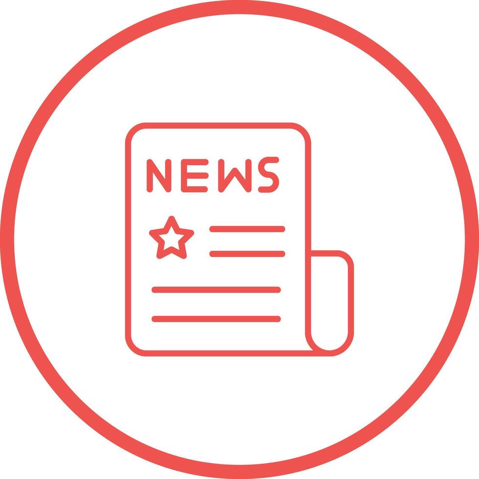 News Headlines Icon Design vector