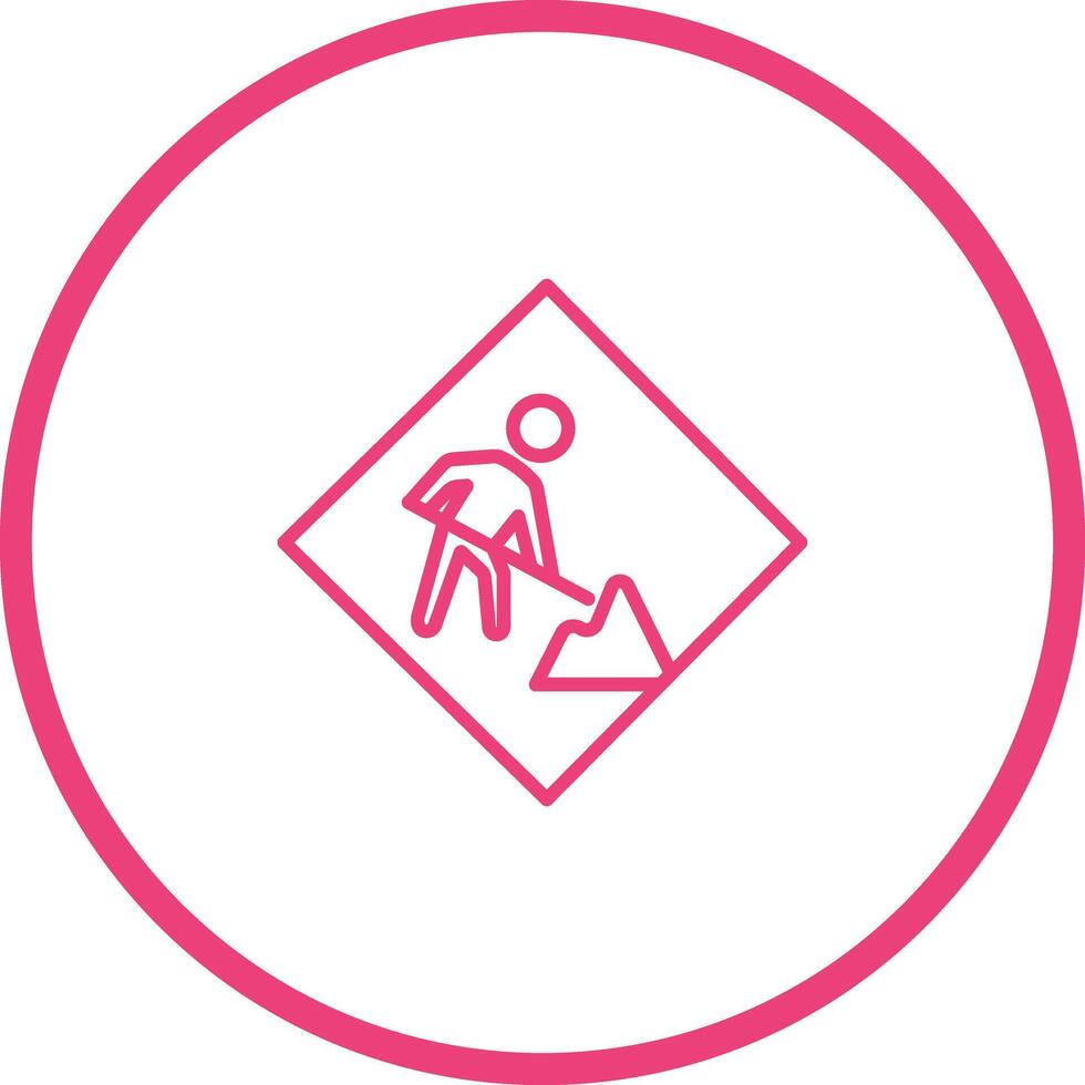 Construction Sign Icon Design vector