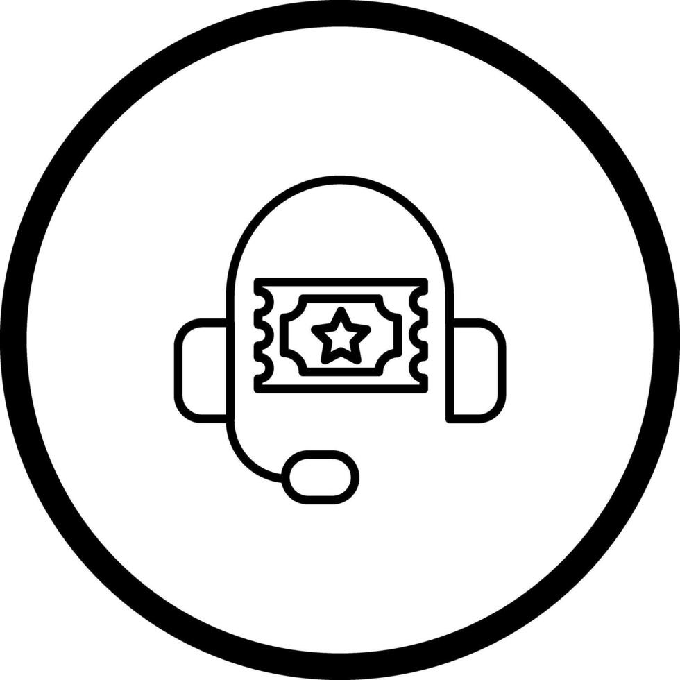 Support Ticket Icon Design vector