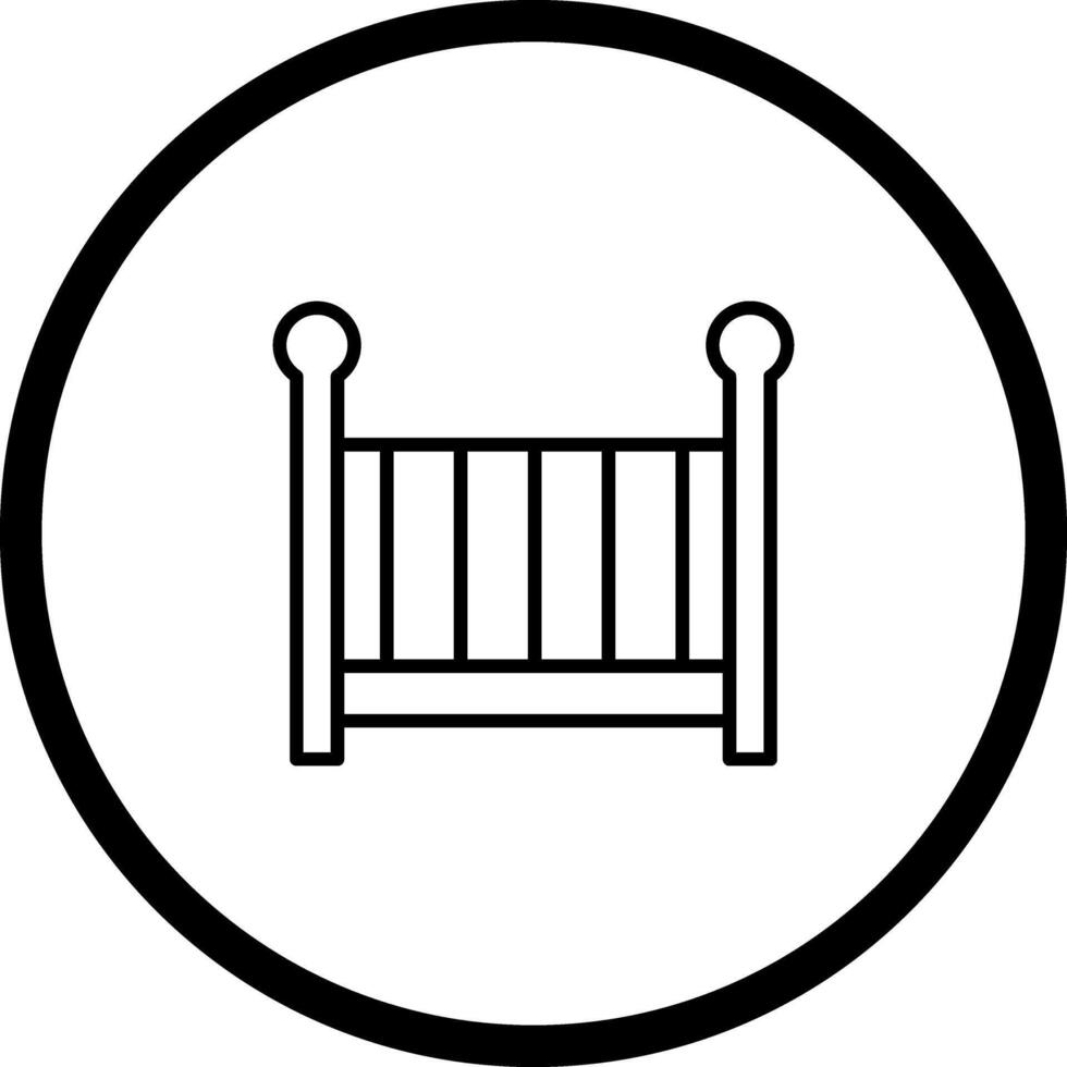 Nursery Cots Icon Design vector