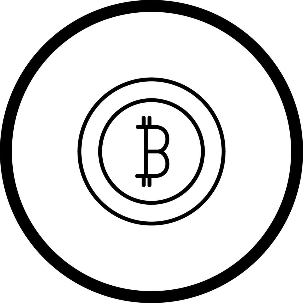 Bitcoin Icon Design vector