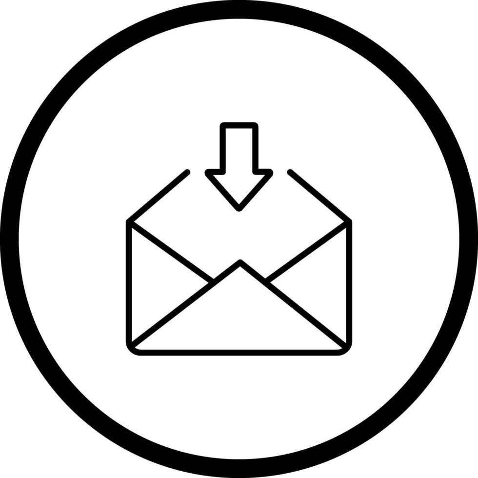 Receive Icon Icon Design vector