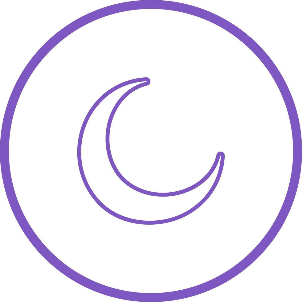 Moon Icon Design vector