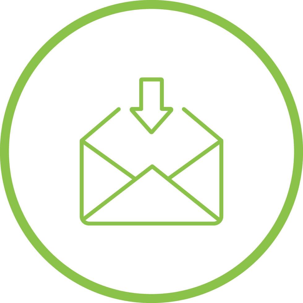 Receive Icon Icon Design vector