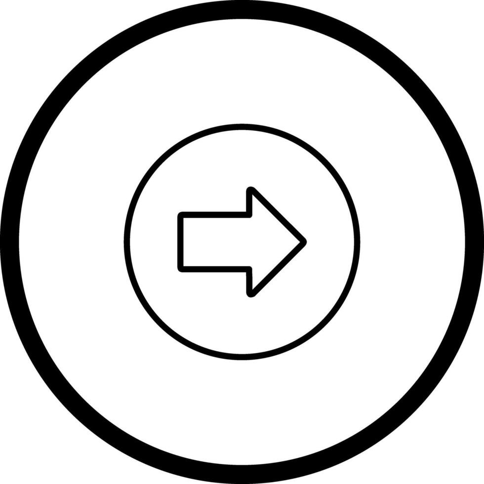 Right Arrow Icon Design vector