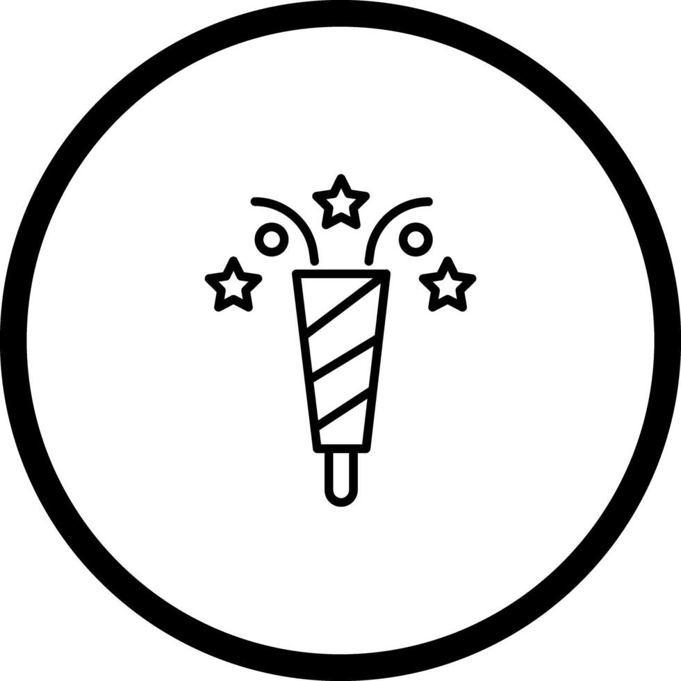 Popper Icon Design vector