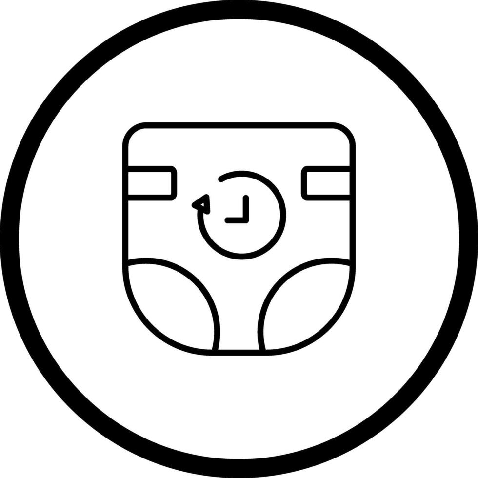 Diaper Duty Icon Design vector