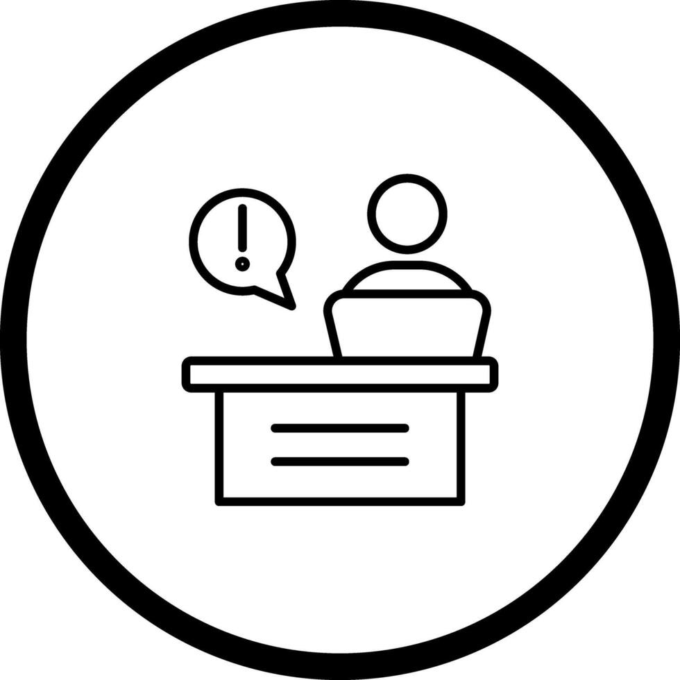 Service Desk Icon Design vector