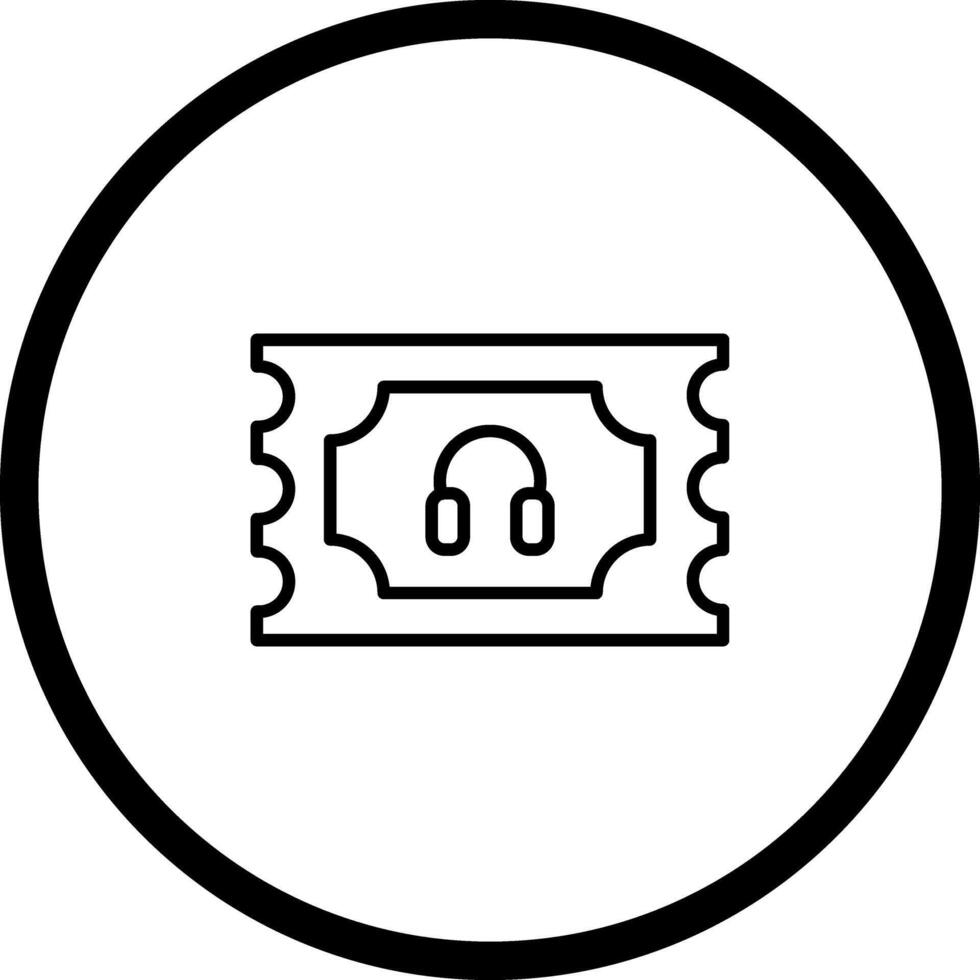 Support Ticket Icon Design vector