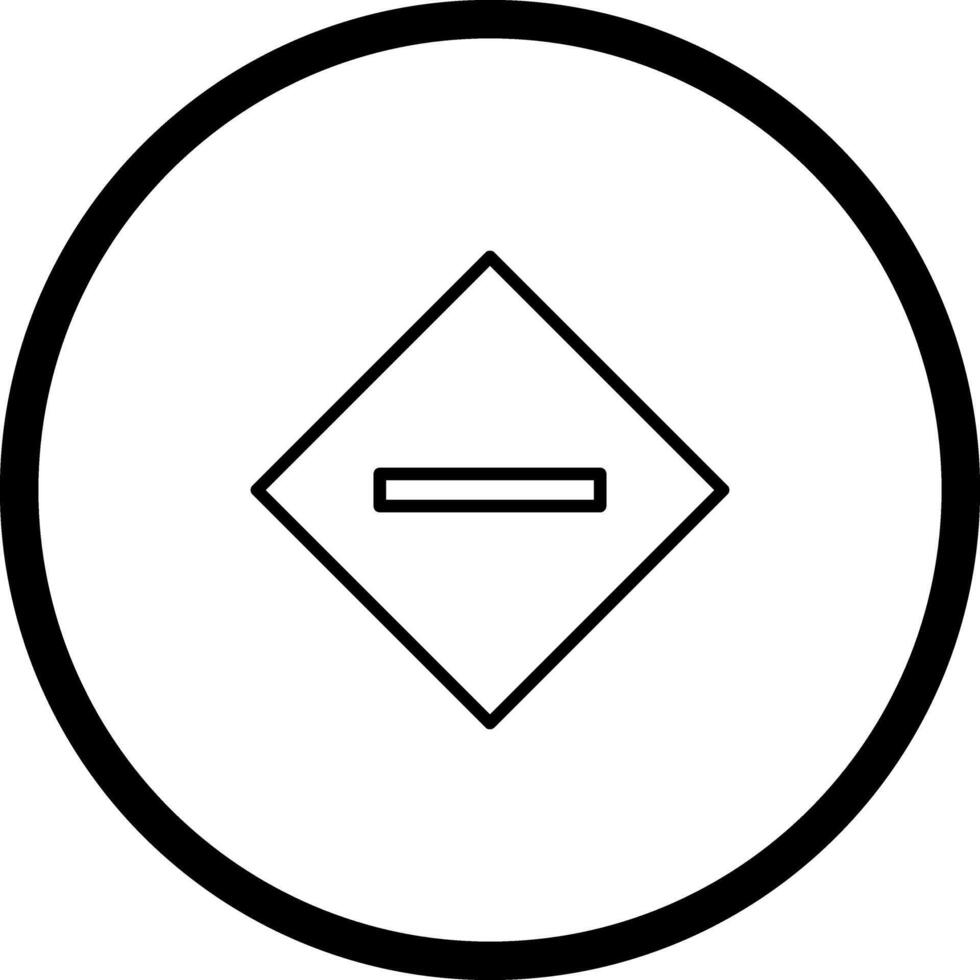 Minus Sign Icon Design vector