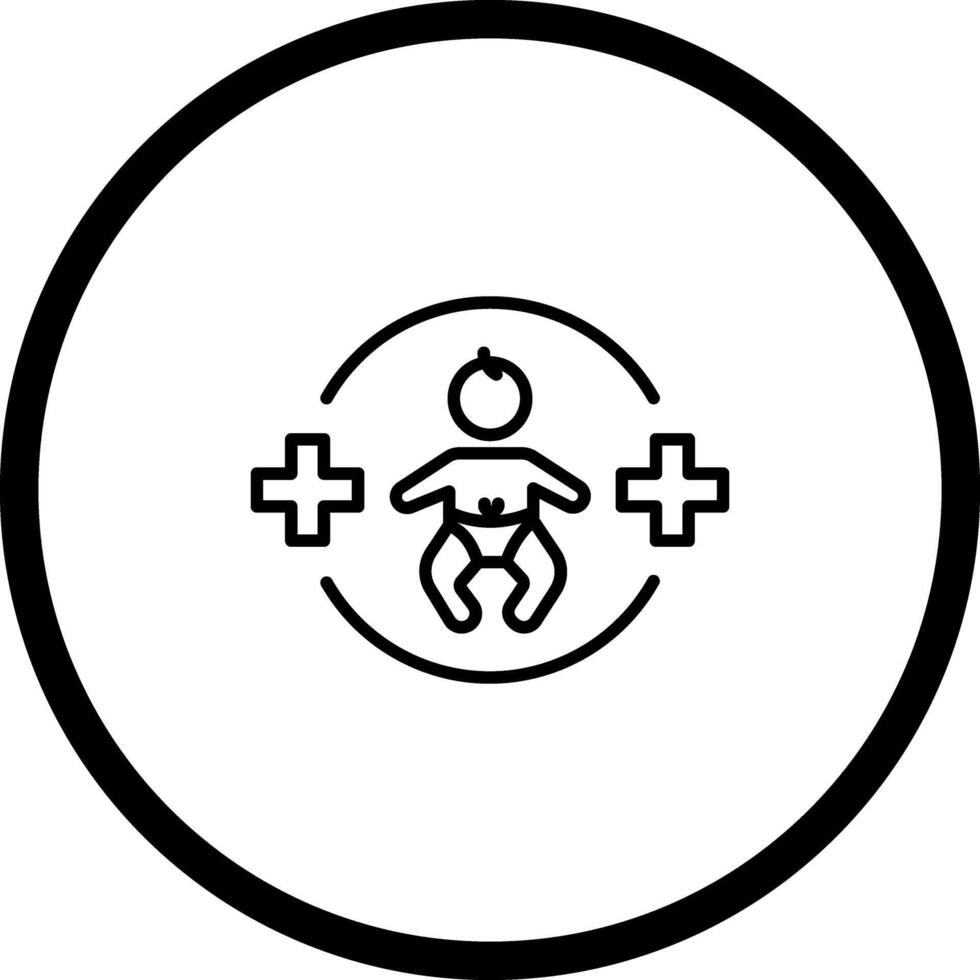 Pediatric Care Icon Design vector