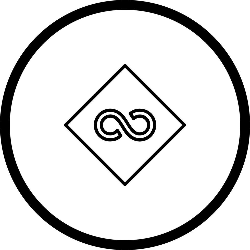Infinity Sign Icon Design vector
