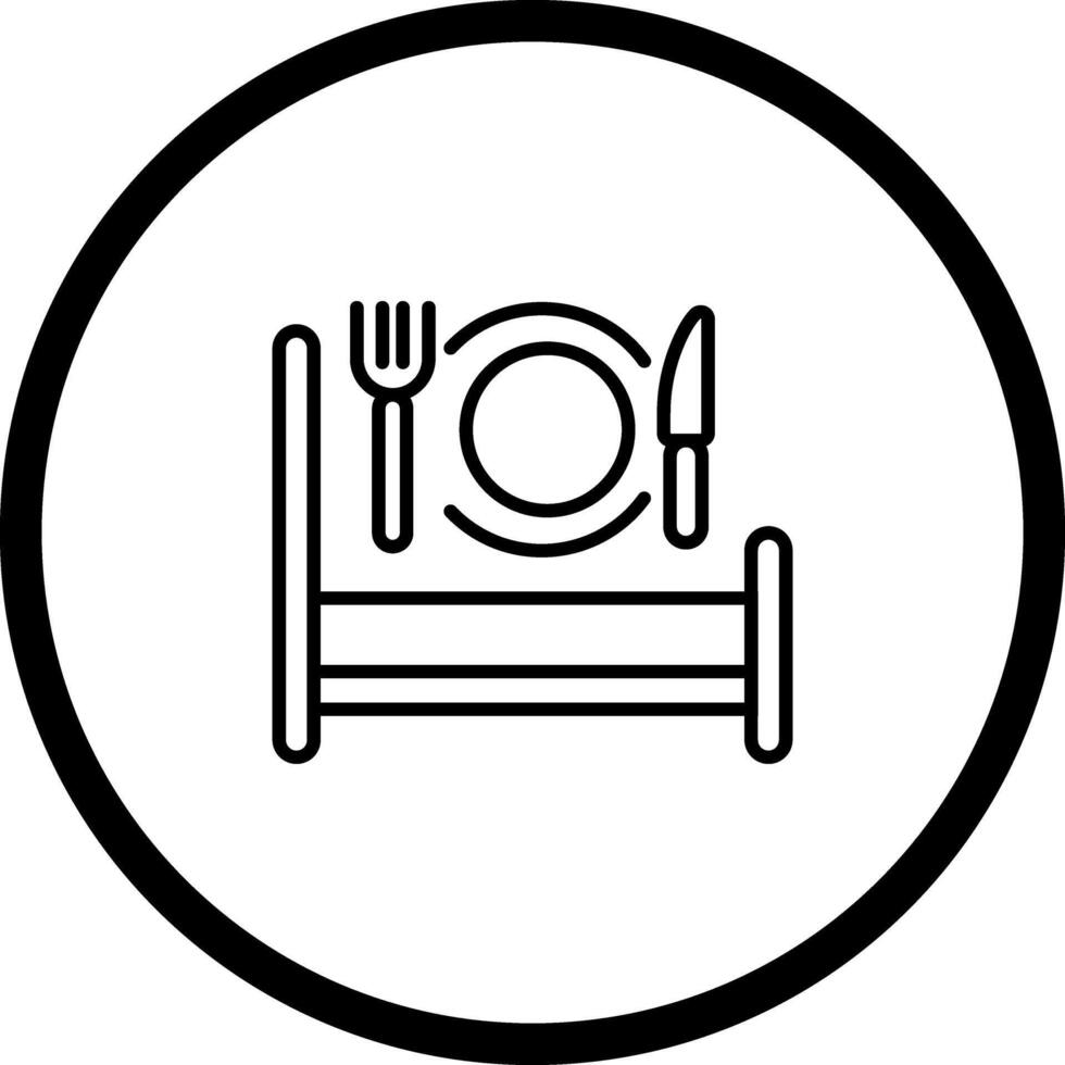 Breakfast in Bed Icon Design vector