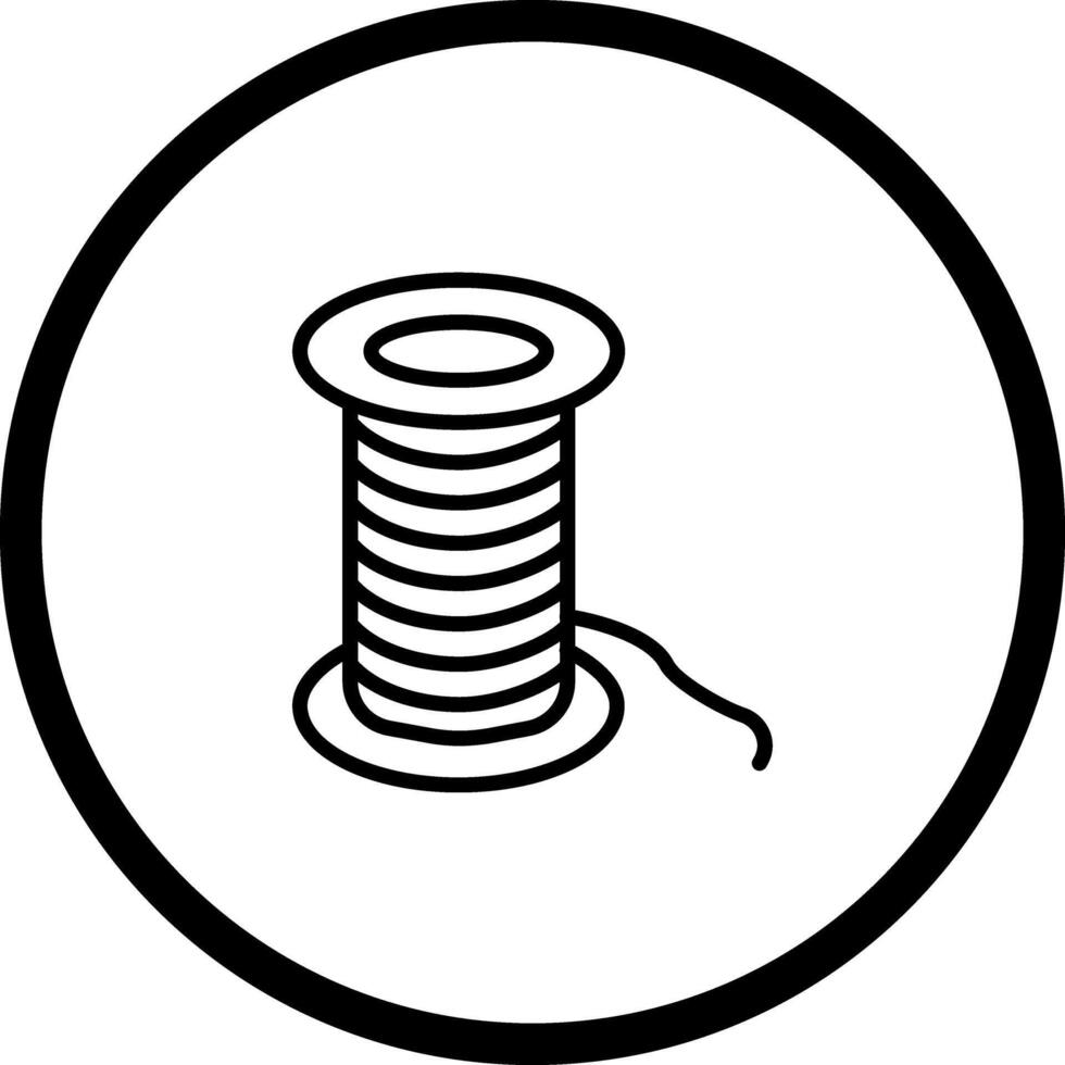 Thread Icon Design vector