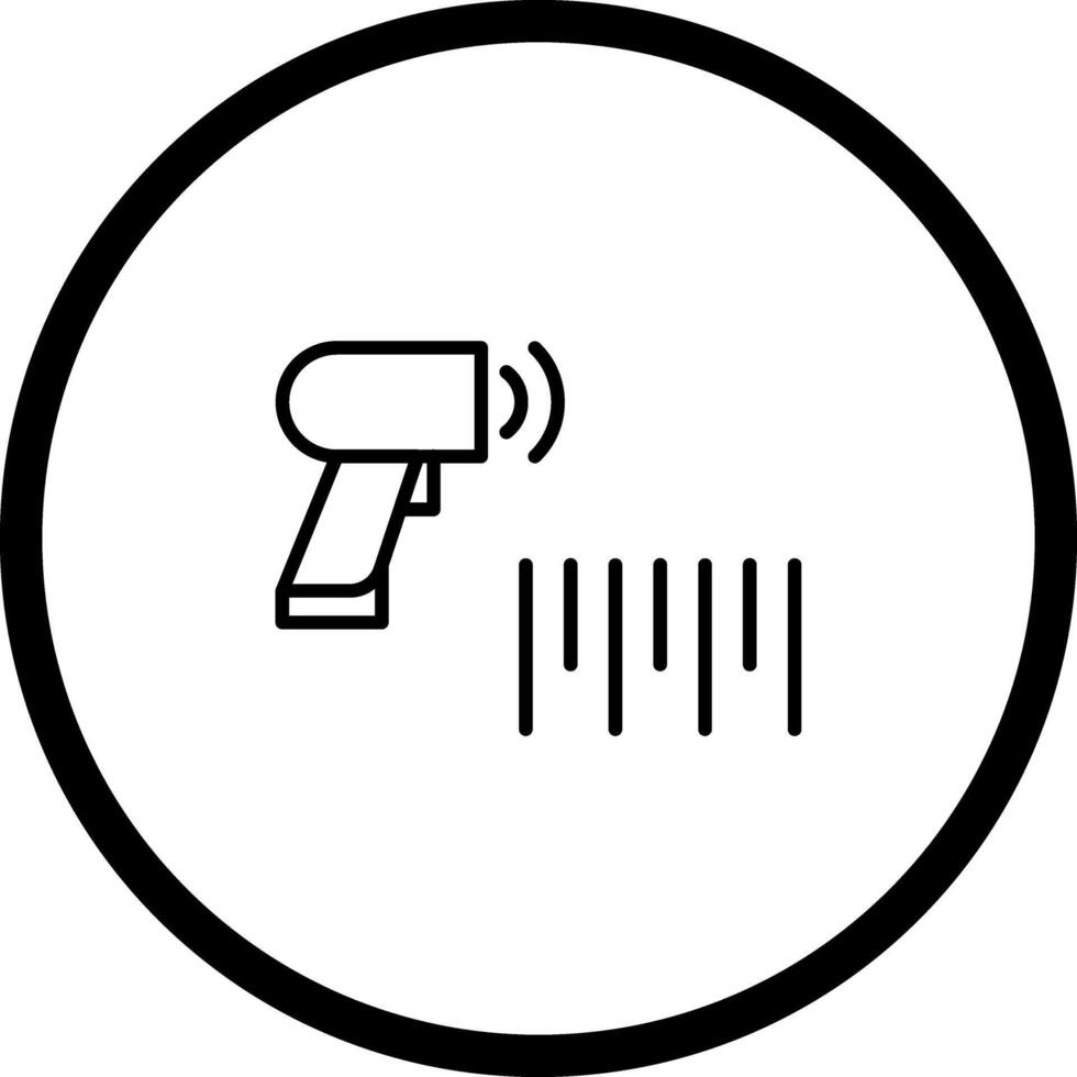 Barcode Scanner Icon Design vector