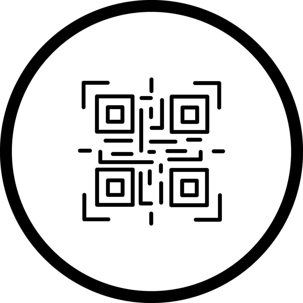 QR Code Reader Icon Design vector