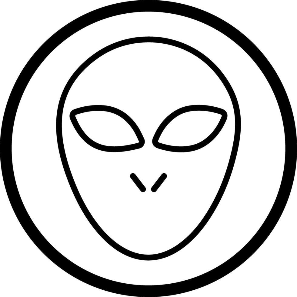 Alien Icon Design vector