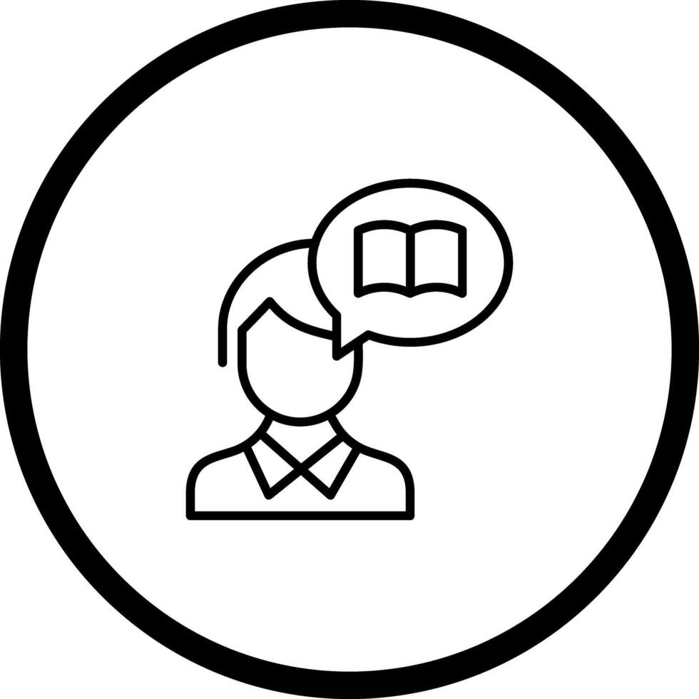 Storytelling Icon Design vector