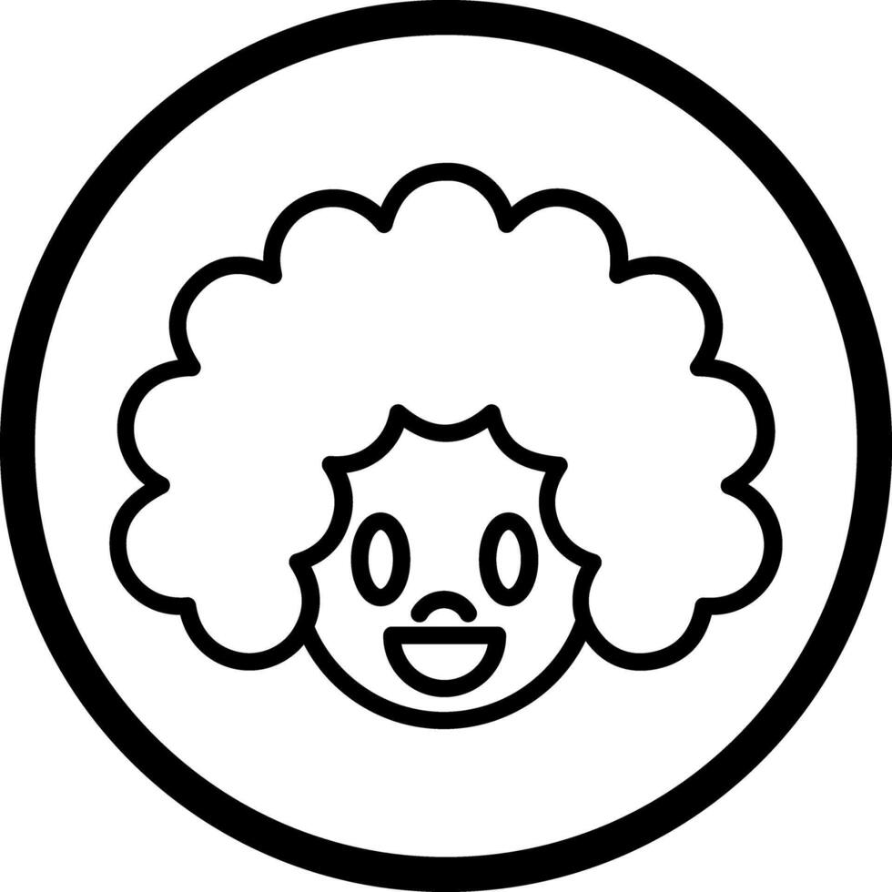 Clown Face Icon Design vector