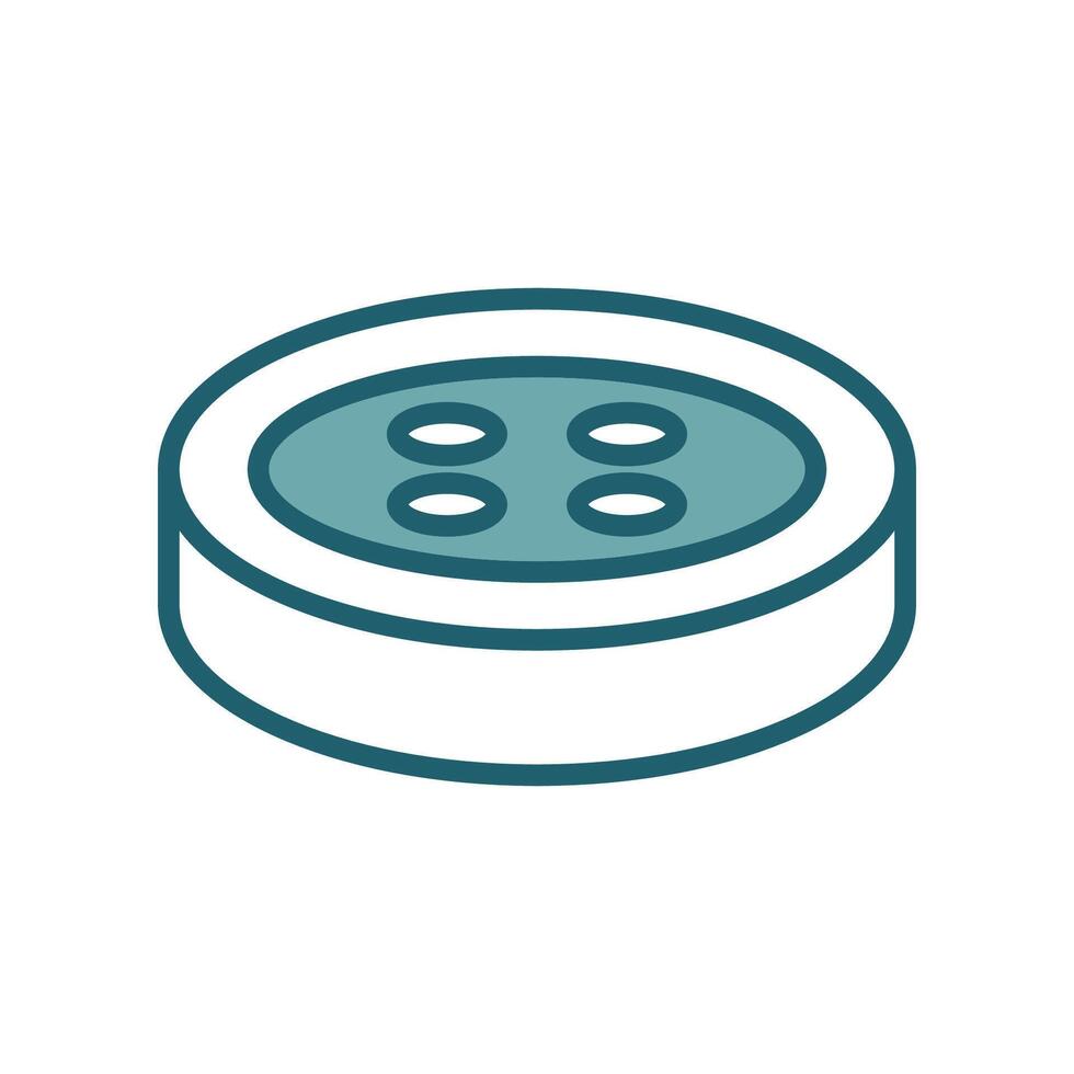 sewing button icon design template simple and clean vector