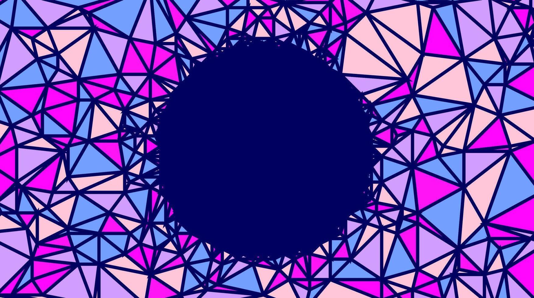 Stained glass or mosaic abstract background vector