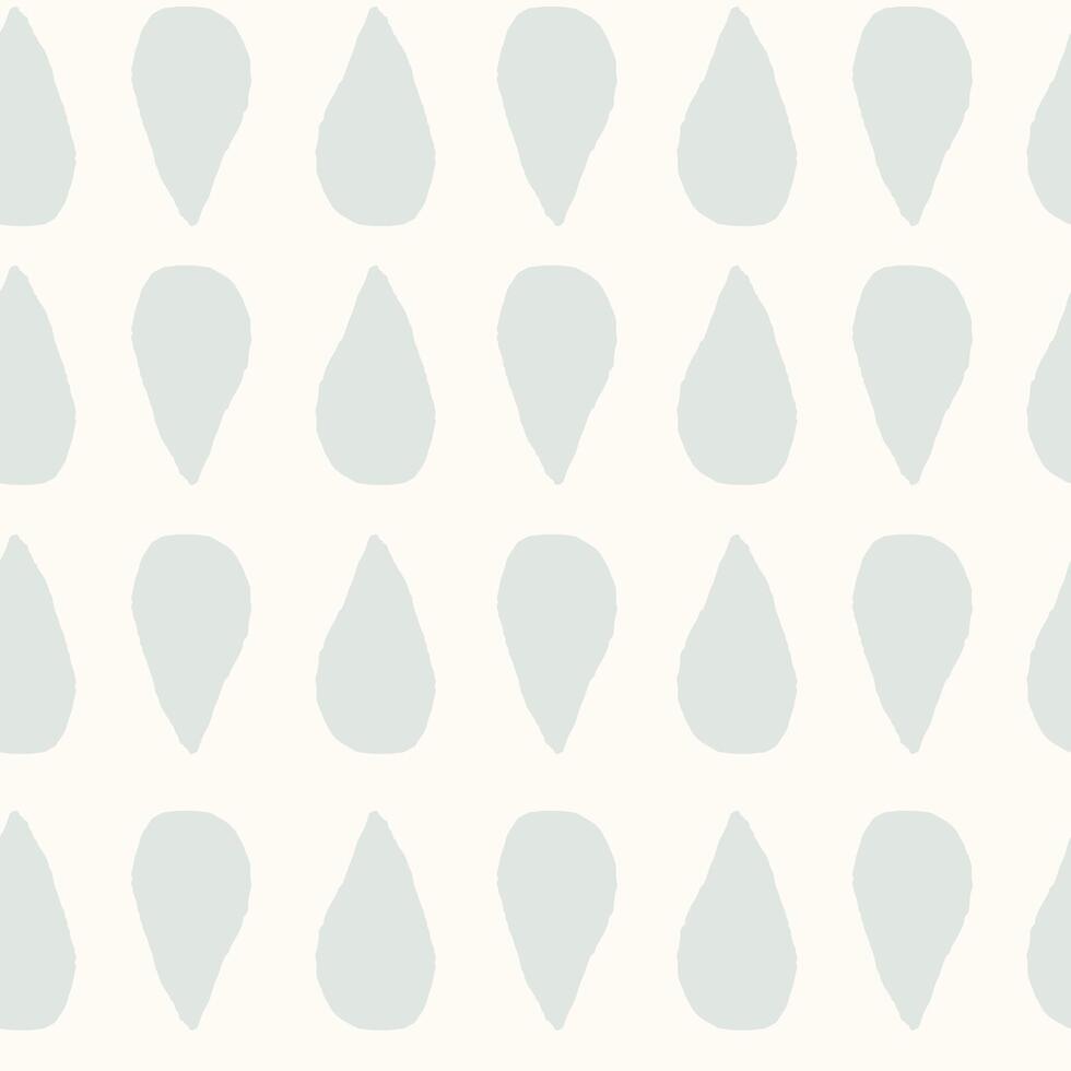 Hand drawn Minimal Neutral Seamless Pattern with Abstract Shapes vector