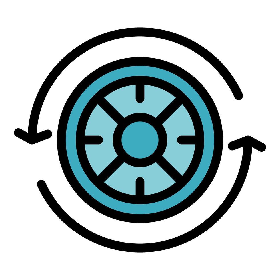 Security system showing recurring protection concept vector